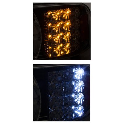 Dodge Ram 1994-2001 Clear Headlights with LED Corner Lights and Smoked LED Tail Lights