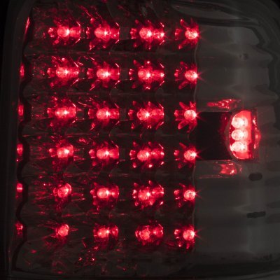 Dodge Ram 3500 1994-2002 Black Headlights with LED Corner Lights and Smoked LED Tail Lights