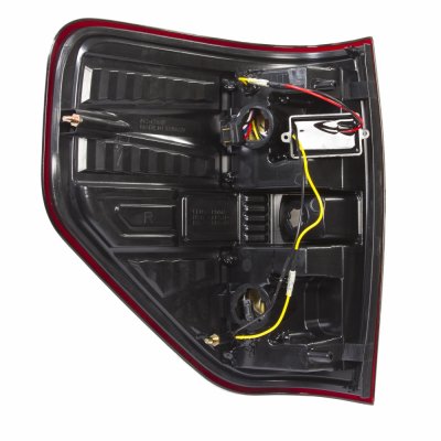 Ford F150 2009-2014 Red LED Tail Lights Clear Tube