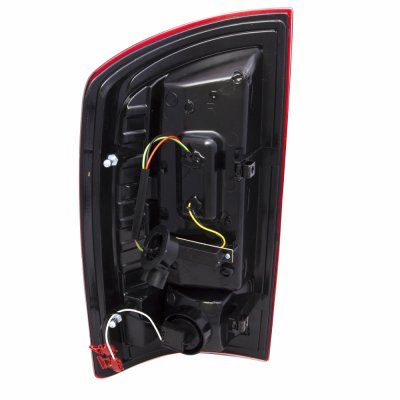Dodge Ram 2007-2008 LED Tail Lights Red Smoked