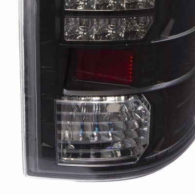Dodge Ram 3500 2010-2018 LED Tail Lights Black