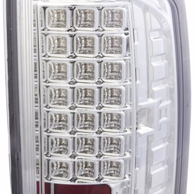 Dodge Ram 2002-2006 LED Tail Lights Chrome Clear