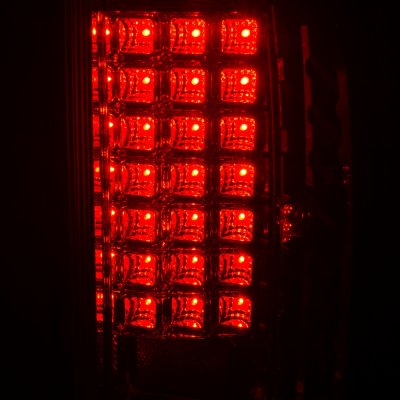 Dodge Ram 2002-2006 LED Tail Lights Chrome Clear