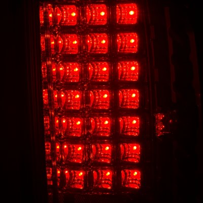 Dodge Ram 3500 2003-2006 LED Tail Lights Red Clear