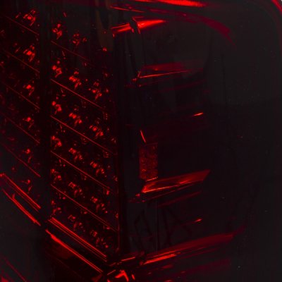 GMC Yukon 2000-2006 LED Tail Lights Red Smoked