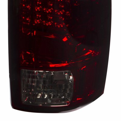 GMC Yukon 2000-2006 LED Tail Lights Red Smoked