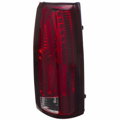 GMC Sierra 1988-1998 LED Tail Lights Red Clear