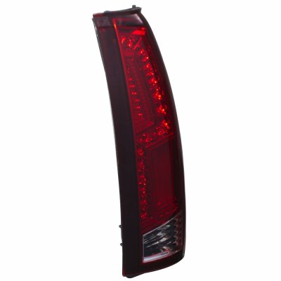 GMC Sierra 1988-1998 LED Tail Lights Red Clear