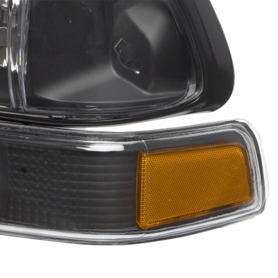 Chevy Blazer 1998-2004 Black Headlights and Bumper Lights