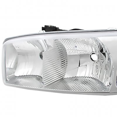 GMC Sierra 1500HD 2001-2007 Clear Euro Headlights