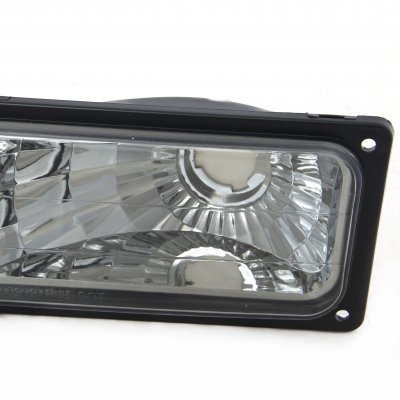 Chevy 1500 Pickup 1994-1998 Smoked Front Bumper Lights