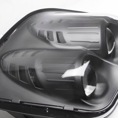 Chevy Corvette C5 1997-2004 Black Dual Projector Headlights