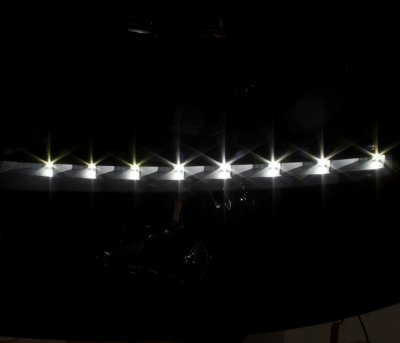 Chevy Silverado 2007-2013 Black Smoked LED DRL Headlights