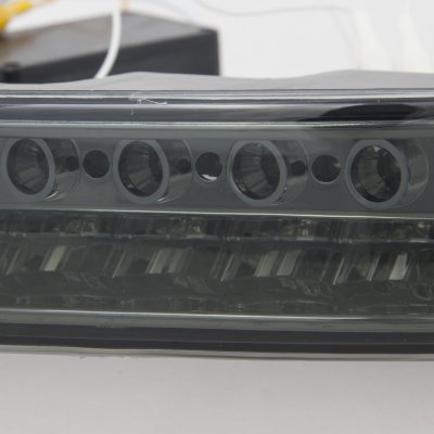 GMC Sierra 1500HD 2001-2006 Smoked LED Bumper Lights DRL