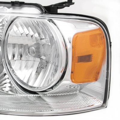 Ford F150 2004-2008 Clear Euro Headlights