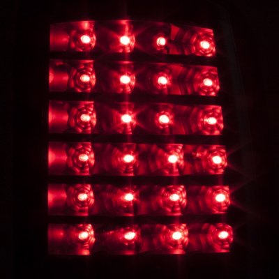 GMC Yukon XL Denali 2001-2006 Blacked Out LED Tail Lights