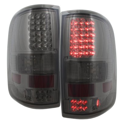 Ford F150 2004-2008 Smoked LED DRL Halo Projector Headlights and LED Tail Lights