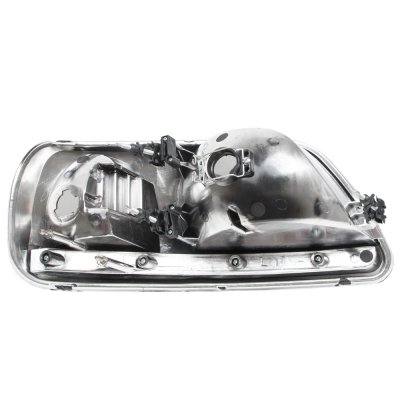 Ford Expedition 1997-2002 Chrome One Piece Headlights