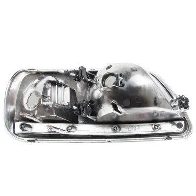 Ford Expedition 1997-2002 Black One Piece Headlights