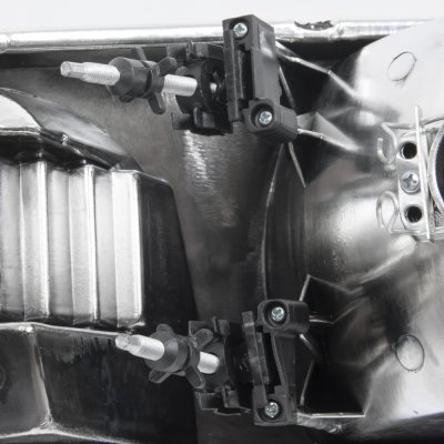 Ford Expedition 1997-2002 Smoked One Piece Headlights