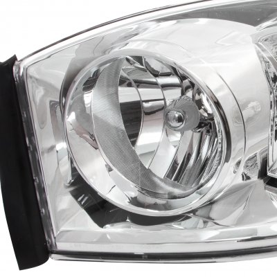 Dodge Ram 2006-2008 Clear Euro Headlights