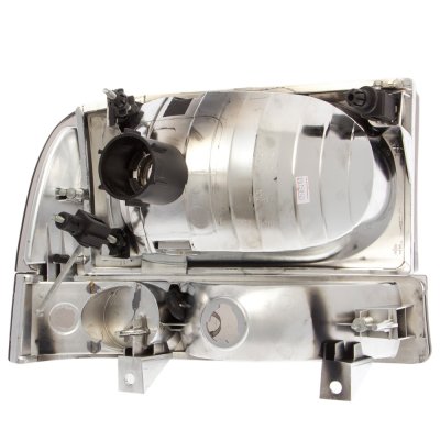 Ford F250 Super Duty 1999-2004 Smoked Headlights Bumper Lights and Corner Lights
