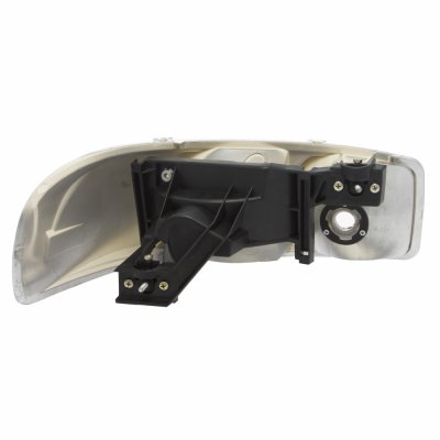 GMC Yukon 2000-2006 Black Clear Headlights and LED Bumper Lights DRL