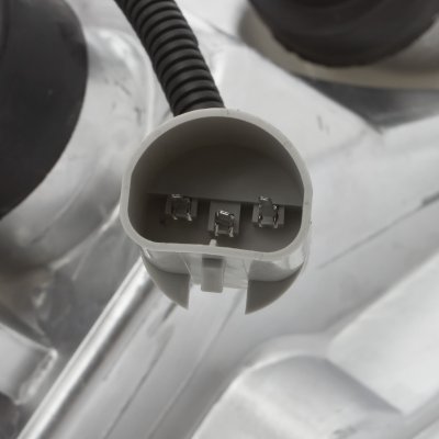 Ford Expedition 1997-2002 Clear LED DRL Projector Headlights with Halo