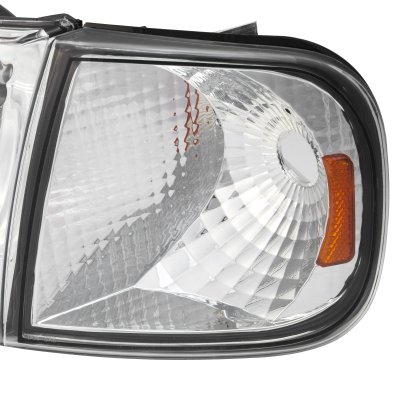 Ford Expedition 1997-2002 Clear Euro Headlights and Corner Lights