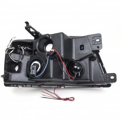 Ford F150 2004-2008 Smoked Halo Projector Headlights with LED