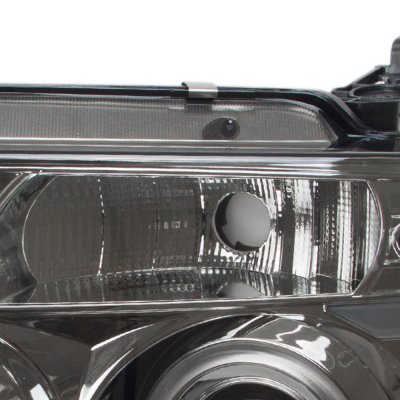 Ford F150 2004-2008 Smoked Halo Projector Headlights with LED