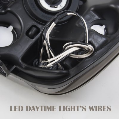 Ford F150 2004-2008 Smoked Halo Projector Headlights with LED