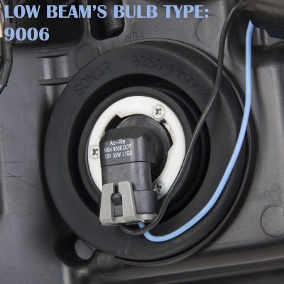 Ford F150 2004-2008 Smoked Halo Projector Headlights with LED