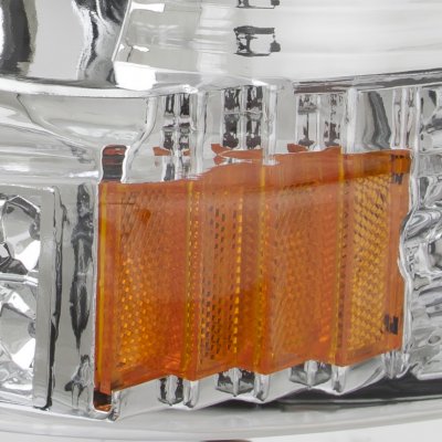 Dodge Dakota 1997-2004 Clear Euro Headlights with LED Signal Lights