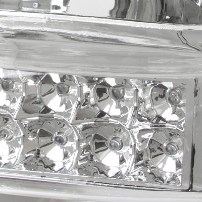 Dodge Dakota 1997-2004 Clear Euro Headlights with LED Signal Lights