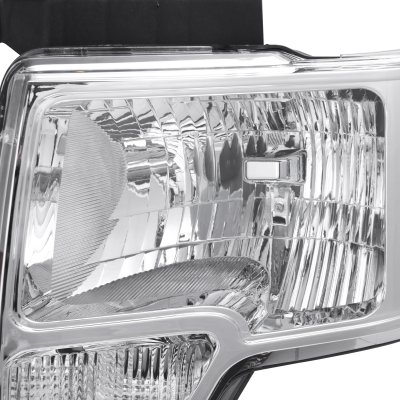 Ford F150 2009-2014 Clear Euro Headlights