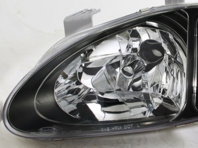 Honda Del Sol 1993-1997 JDM Black Headlights and Tail Lights