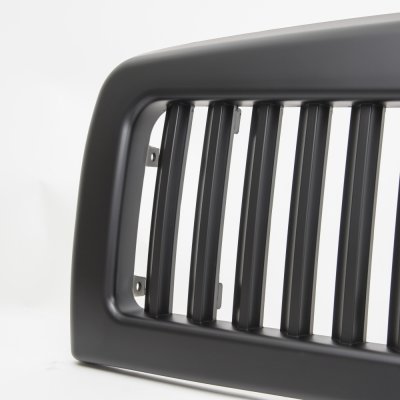 Dodge Ram 1994-2001 Black Vertical Grille and Headlights with LED Signal