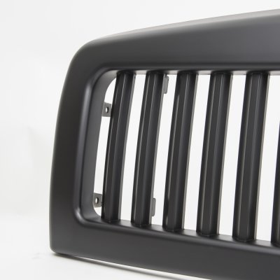 Dodge Ram 2500 1994-2002 Black Vertical Grille and Headlights with LED Signal