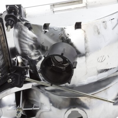 Ford F250 1992-1996 Smoked Headlights and Bumper Lights Set