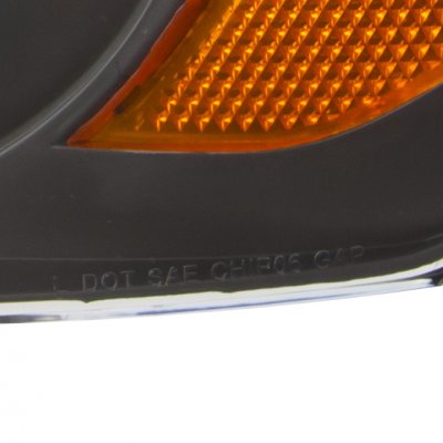 Chevy Impala 2006-2013 Black Euro Headlights