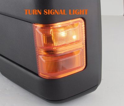 Ford F450 Super Duty 2008-2016 Towing Mirrors Power Heated LED Signal Lights