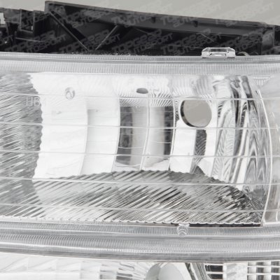 Chevy Suburban 2000-2006 Clear Euro Headlights and Bumper Lights