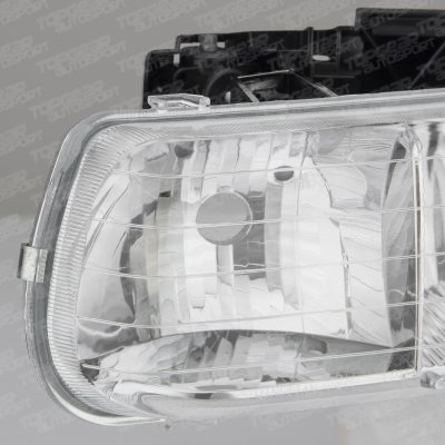 Chevy Suburban 2000-2006 Clear Euro Headlights and Bumper Lights