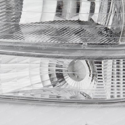 Chevy Suburban 2000-2006 Clear Euro Headlights and Bumper Lights