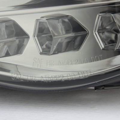 Dodge Ram 3500 2003-2005 Smoked Halo Projector Headlights with LED