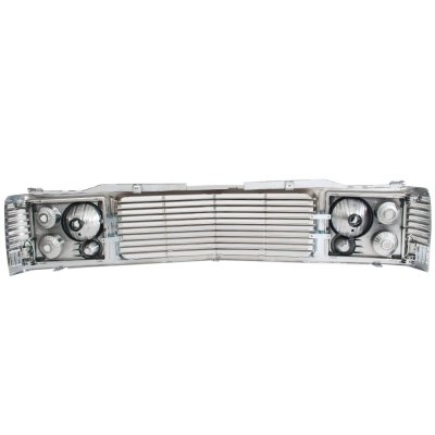 Chevy 3500 Pickup 1994-2000 Chrome Billet Grille and Headlight Conversion Kit