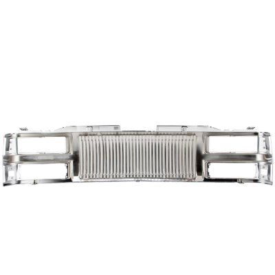 Chevy 3500 Pickup 1994-1998 Chrome Vertical Grille