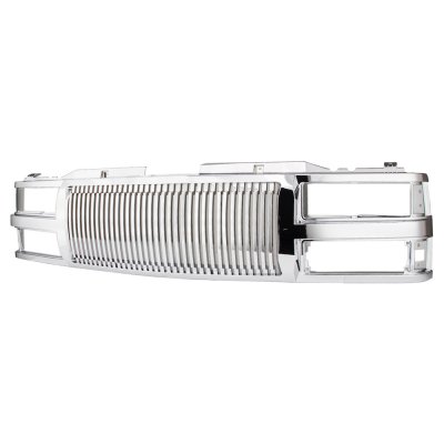Chevy 3500 Pickup 1994-1998 Chrome Vertical Grille