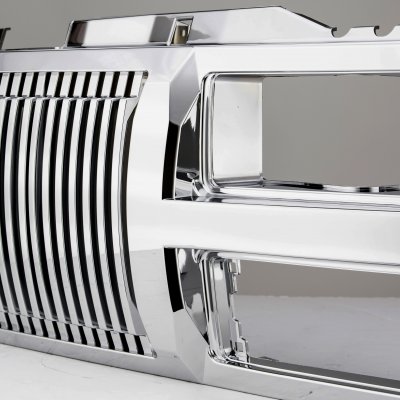 Chevy 3500 Pickup 1994-1998 Chrome Vertical Grille